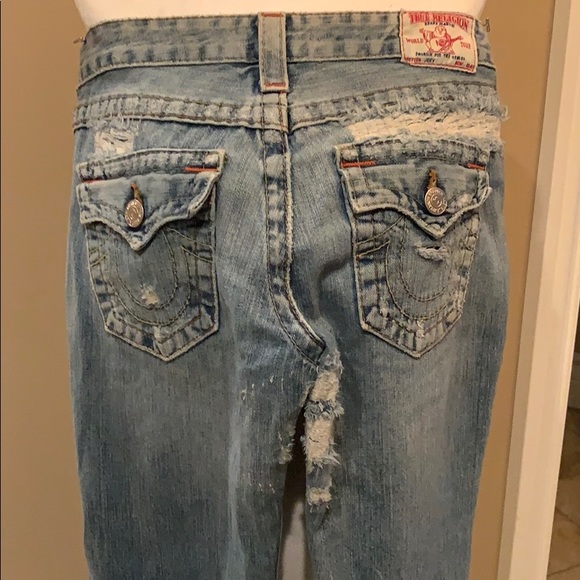 True religion distressed jeans - Picture 2 of 7